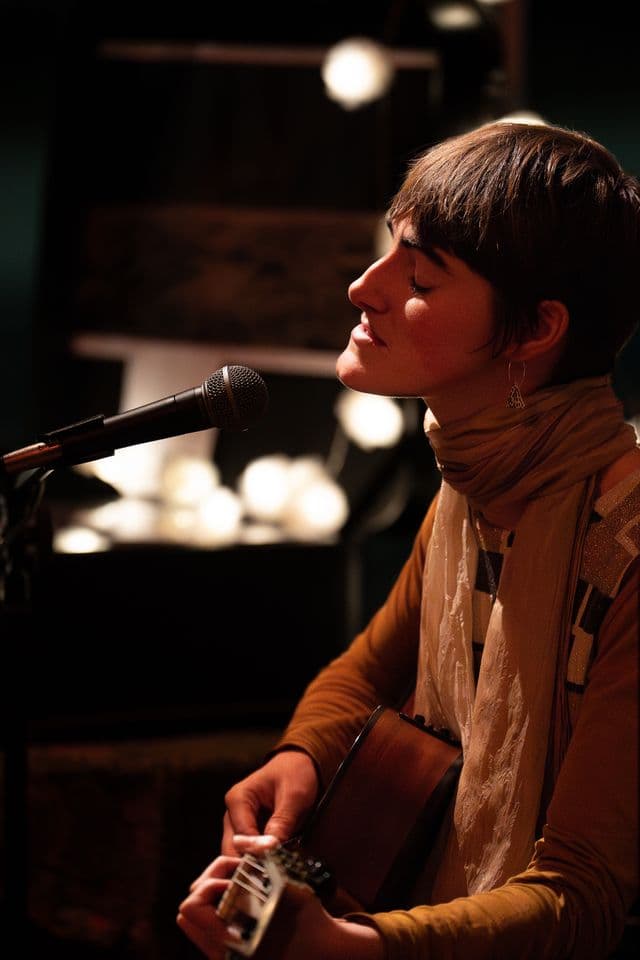 Piper Allen performing live on stage
